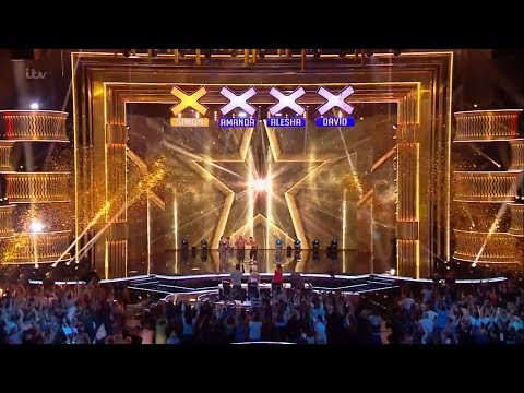 Golder Buzzer For Simon 2019 Britain's Got Talent The Champions Stavros Flatley 4th Round Audition