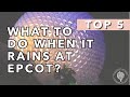 5 Things To Do When It Rains At EPCOT