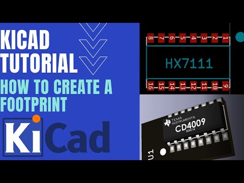 KiCad Tutorial - How to create your own Footprint in KiCad
