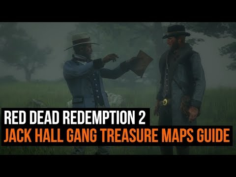 Red Dead 2 Jack Hall Gang Map Treasure Red Dead Redemption 2