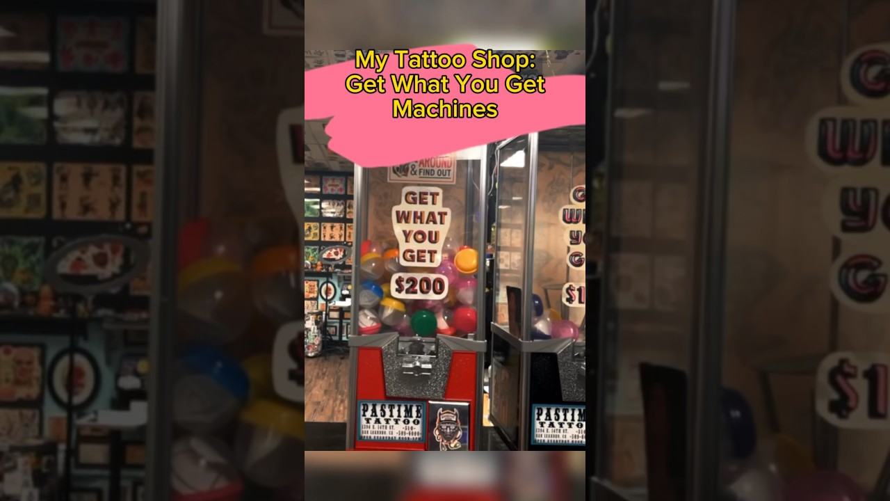 Tour My Tattoo Shop 🎥 Our Get What You Get Machines ❓ #tattooing #getwhatyouget #tattooshop