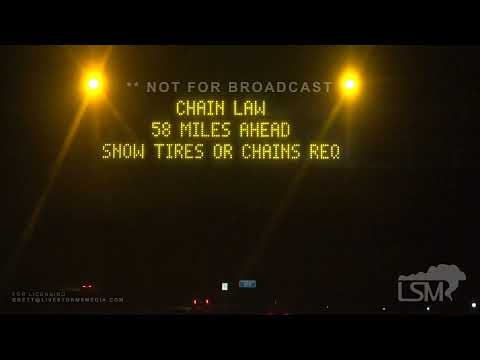 12-23-2021 Evanston, WY Major Winter Storm Begins-i80 Shutdown-Semi Off Highway-Stranded Traffic