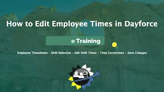 How to Edit Employee Times in Dayforce
