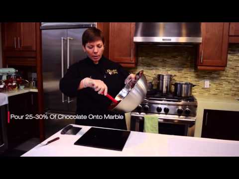 How To Temper Chocolate With Goemans Appliances & Chocolate Tales
