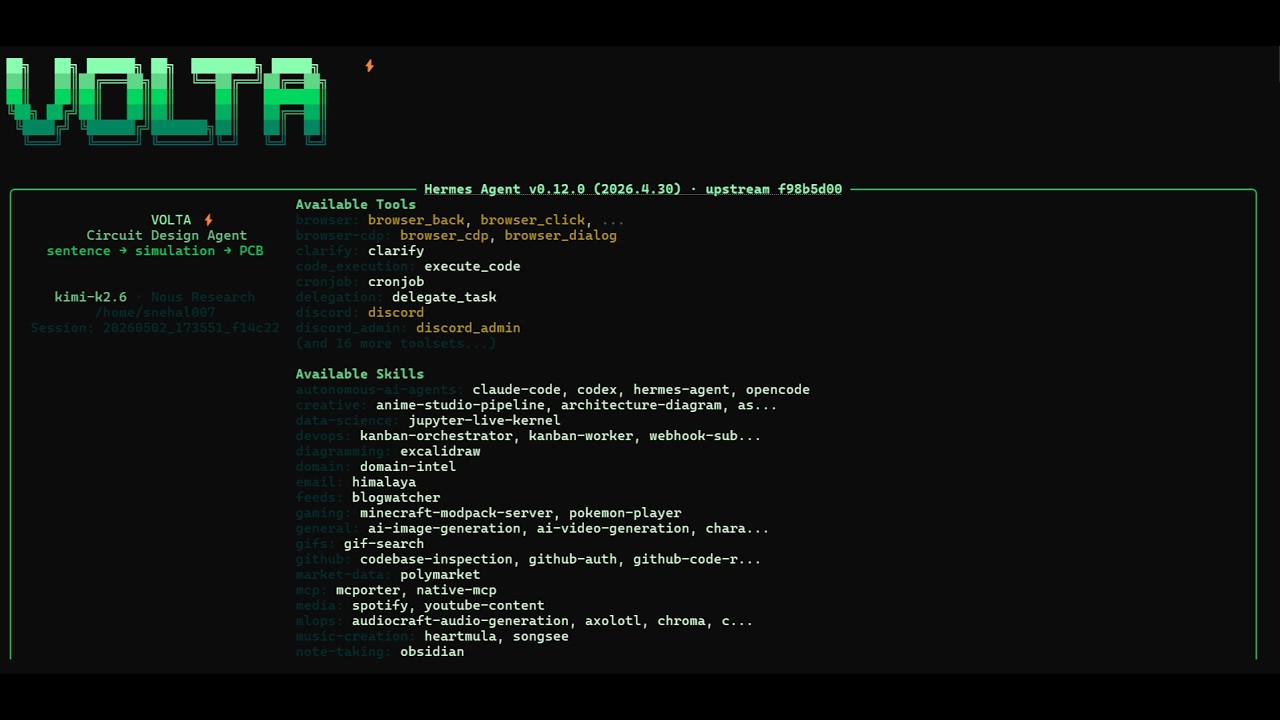 Hermes Volta demo video