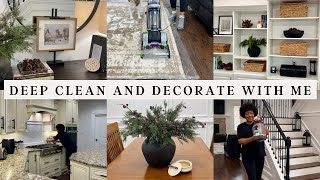 DEEP CLEAN AND DECORATE WITH ME 2026 | ALL DAY CLEANING MOTIVATION + WINTER DECOR IDEAS #cleaning