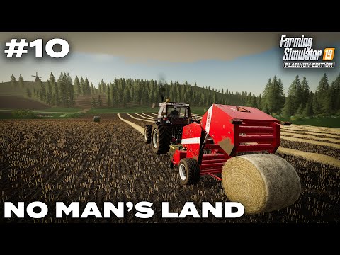 Baling Straw, Harvesting Oats, wheat & Canola - No Man's Land #10 Farming Simulator 19 Timelapse
