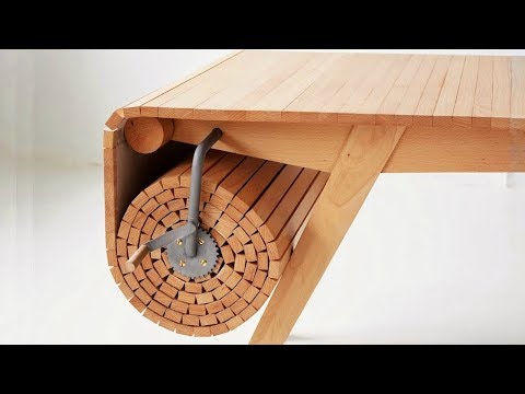 Unique folding system furniture and tables