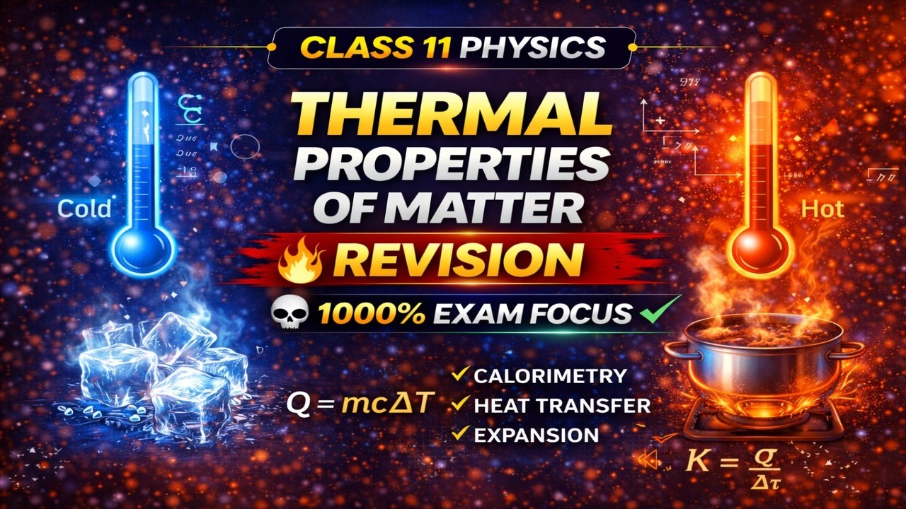 CBSE Class 11 || Physics || Thermal Properties of Matter || Animation || in English