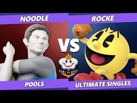 GOML NA Open Midwest USA SSBU - NOODLE (Wii Fit) Vs. Rocke (Pac-Man) Ultimate Pools