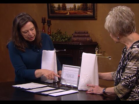 Kim Sanders and Sheryl Borden discuss Pulled and Drawn Thread embroidery on Creative Living