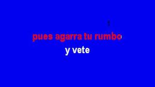 Los Tigres Del Norte   No me Amenaces Karaoke