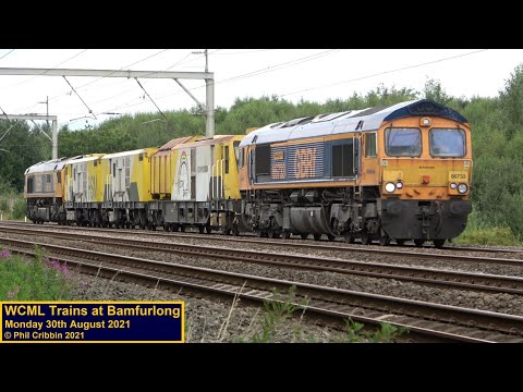 WCML Trains at Bamfurlong - 30th August 2021