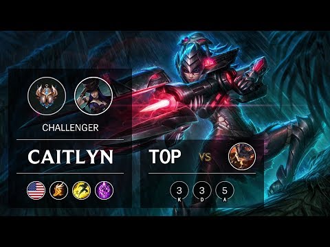 Caitlyn Top vs Rumble - NA Challenger Patch 9.19