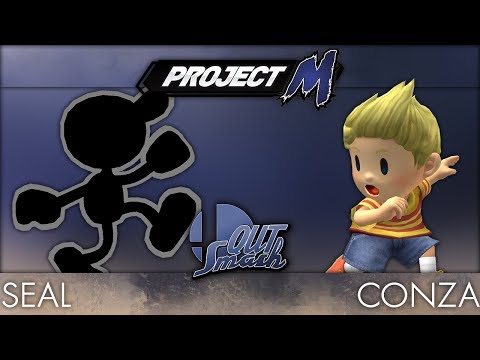 QUT Smash 4 Project M  - LR4 - Seal (Mr. Game & Watch) vs Conza (Lucas)