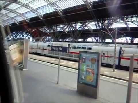 Im InterCityExpress von Frankfurt (Main) nach Leipzig