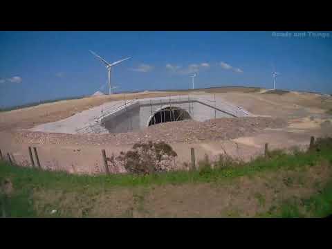 A30 Carland cross, Cornwall, England, UK. side view only. May 23 update