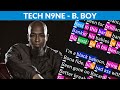 Tech N9ne - B. Boy | Lyrics, Rhymes Highlighted