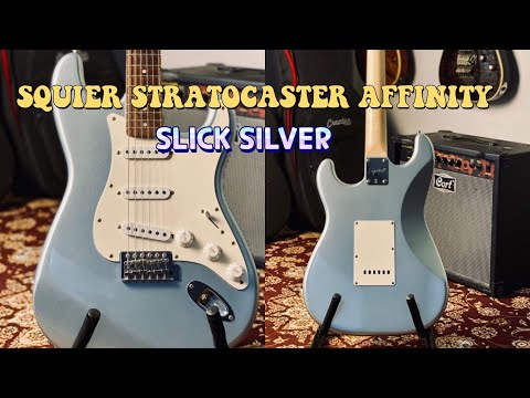 SQUIER BY FENDER.. SQUIER AFFINITY SLICK SILVER