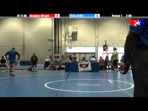 Brandon Wright vs. Chris Grillo at 2013 Las Vegas/ASICS U.S. Open