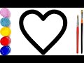 How To Draw A Simple Drawing Fabulous Heart ️ On A3 Paper Drawing Saktech