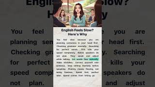 English Feels Slow? Here's Why | English Reading and Listening Practice #englishforbeginners