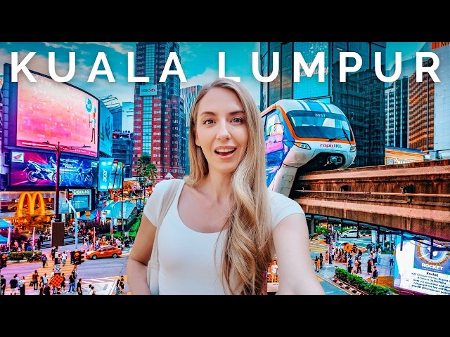 Travel vlog - Kuala Lumpur on a budget 🇲🇾 First 24 hours in Malaysia!