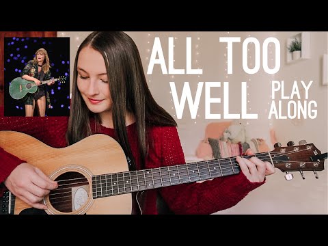 All Too Well Guitar Tutorial Play Along // Nena Shelby