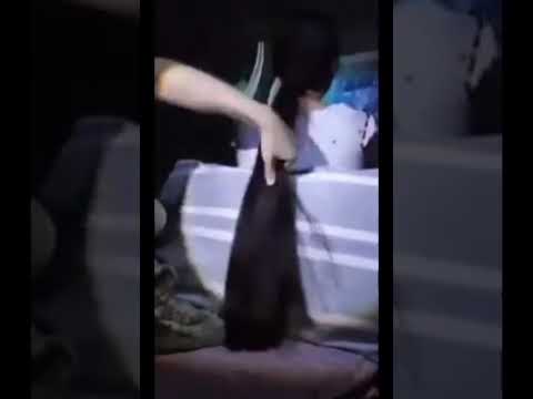 Sexy Silky Long Hairplay and Hairjob