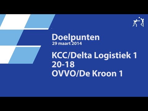 KCC/Delta Logistiek 1 - OVVO/De Kroon 1 (20-18) - Doelpunten