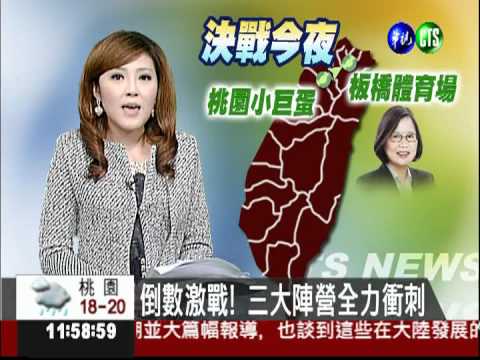 倒數激戰! 三大陣營全力衝刺