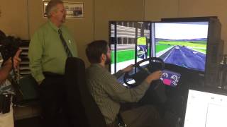 Sun reporter Ryan Hagen tries Omnitrans coach simulator (Part 1)