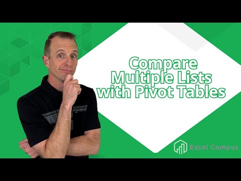 Introduction to Pivot Tables Charts and Dashboards in Excel Part 1