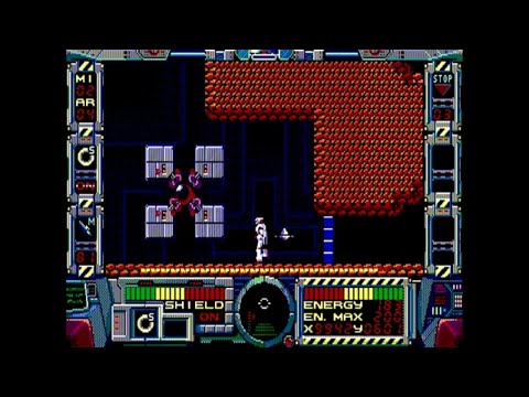 Thexder II "Firehawk" [IBM PC EGA / MT-32] Mission 02 - Defense System 1