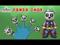 The Finger Family Panda Thor Family Nursery Rhyme Super Heros Finger Family Songs
