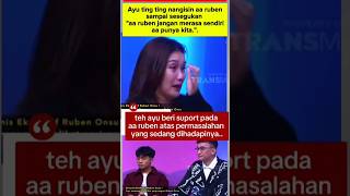 Download lagu Ayu Ting Ting sobs while offering support to Aa Ruben mp3 Download lagu Ayu Ting Ting sobs while offering support to Aa Ruben mp3