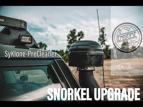 SyKlone-Prefilter install on Safari ARB Snorkel for FJ Cruiser