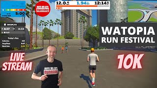 LIVE STREAM | Watopia Run Festival 10K Race