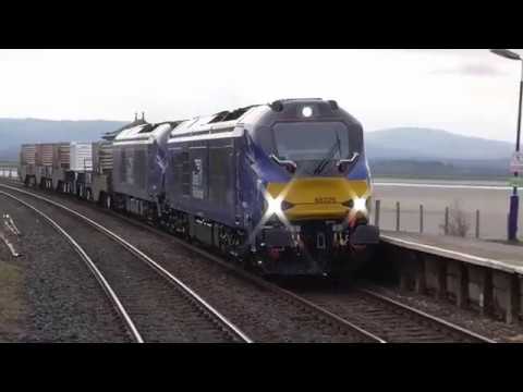 68026/68030 6k73 Sellafield - Crewe flasks, 12th April 2018