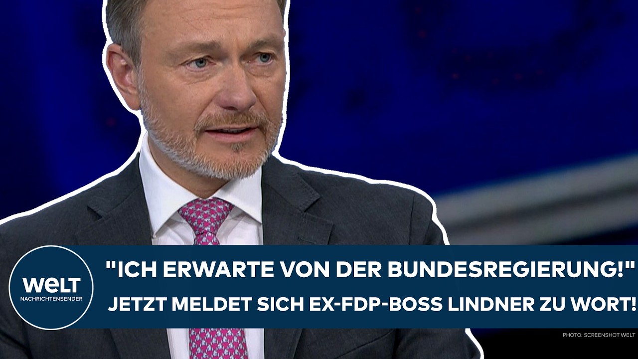 CHRISTIAN LINDNER: "Ich erwarte von der Bundesregierung!" Jetzt meldet sich der Ex-FDP-Boss zu Wort!