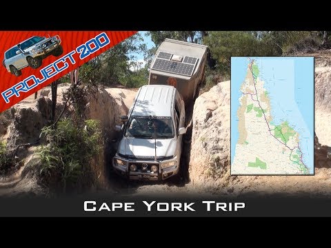 Project 200 Cape York - Old Telegraph Track in a LandCruiser 200 and trailer
