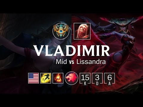 Vladimir Mid vs Lissandra - NA Challenger Patch 8.19