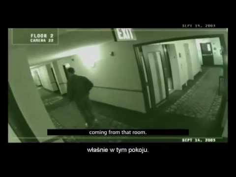 Duch  demon nagrany na kamerze  w hotelu polskie napisy