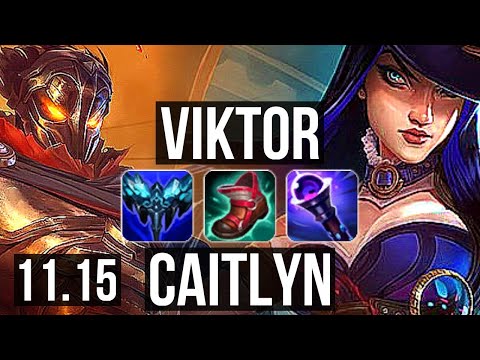 VIKTOR & Nautilus vs CAITLYN & Blitzcrank (ADC) | 8/1/9, Godlike, 300+ games | NA Diamond | v11.15