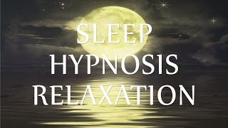 Sleep Hypnosis Relaxation Guided Talk Down for Insomnia (Calm Music & Soft Ocean Waves)