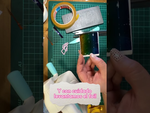 Vídeo relacionado con QUARKZMAN 50 Pack Toner Reactive Foil, Hojas de Transferencia de Papel de Aluminio Deco Foil 8.5"x11" A4 para Scrapbooking Transferencia de Calor Manualidades DIY, Puntos de Plata