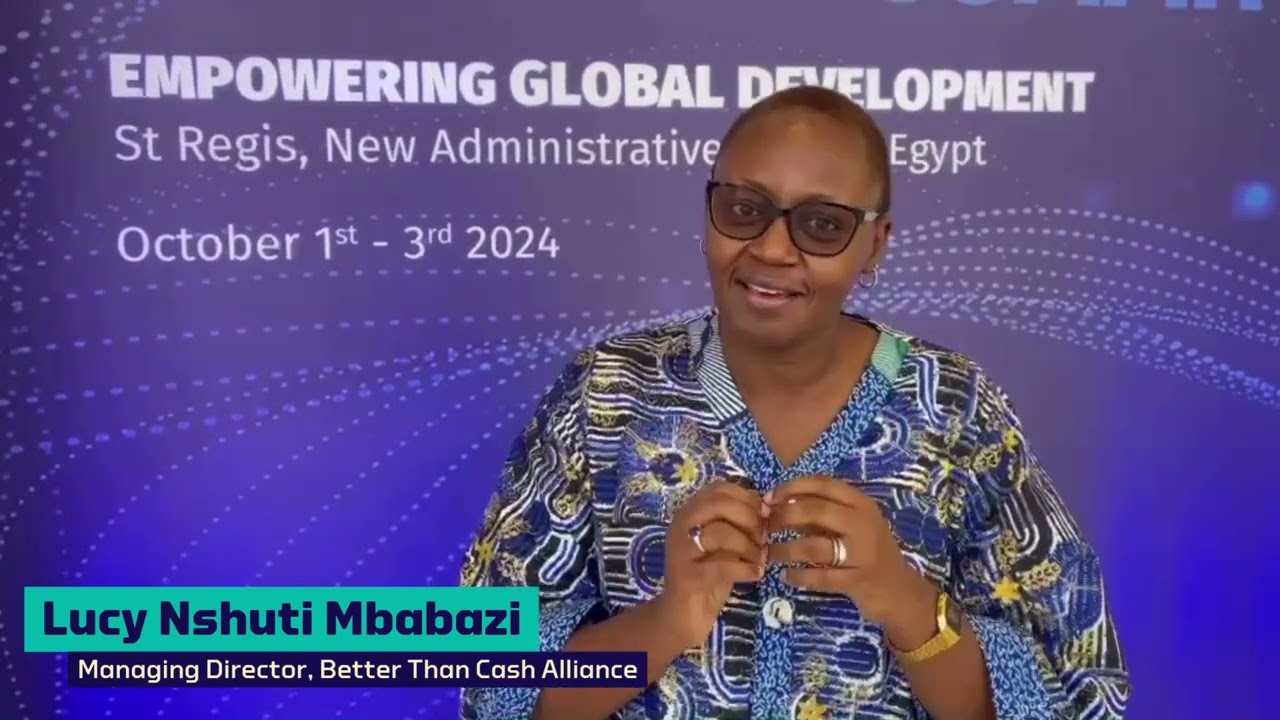 Nshuti Mbabazi, Managing Director Better Than Cash Alliance, on DPI & Responsible Digital Payments