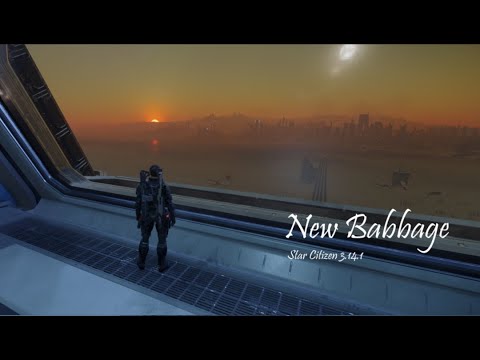 Star Citizen Gameplay - New Babbage Walkthrough [Ultra Settings 3440x1440]