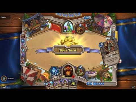 HearthStone -  Tavern Brawl  - Week 136 - Hall of Champions -  Firebat vs Ostkaka