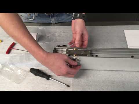 Lock Installation in Door Rail  |  ASSA ABLOY Glass Solutions